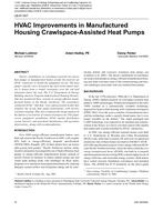 LB-07-007 — HVAC Improvements in Manufactured Housing Crawlspace-Assisted Heat Pumps