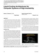 LB-07-015 — Liquid Cooling Architectures for Computer Systems of High Availability