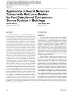 LB-07-017 — Application of Neural Networks Trained with Multizone Models for Fast Detection of Contaminant Source Position in Buildings