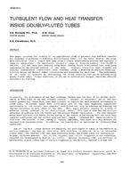 NT-87-21-4 — Turbulent Flow and Heat Transfer Inside Doubly-Fluted Tubes