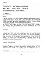 NT-87-22-3 — Separately Metered Heating and Air-Conditioning Energy in Commercial Buildings