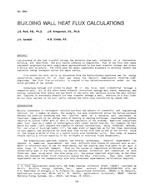 3061 — Building Wall Heat Flux Calculations