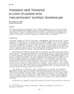 3101 — Transient Heat Transfer in Long Cylinders with Time-Dependent Surface Temperature