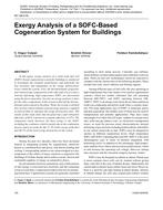 NY-08-016 — Exergy Analysis of a SOFC-Based Cogeneration System for Buildings