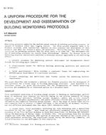 NY-87-18-5 — A Uniform Procedure for the Development and Dissemination of Building Monitoring Protocols