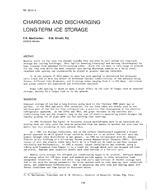 NY-87-21-4 — Charging and Discharging Long-Term Ice Storage