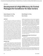 OR-10-036 — Development of a High-Efficiency Air Cooled Packaged Air-Conditioner for Data Centers