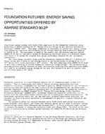 OT-88-02-4 — Foundation Futures: Energy Saving Opportunities Offered by ASHRAE Standard 90.2P