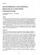 OT-88-04-2 — An Experimental and Numerical Modeling of a Roof-Spray Cooling System