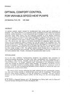 OT-88-06-5 — Optimal Comfort Control for Variable-Speed Heat Pumps