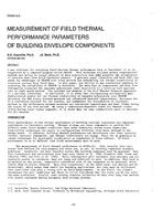 OT-88-12-2 — Measurement of Field Thermal Performance Parameters of Building Envelope Components