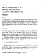 OT-88-18-1 — Optimizing Chiller Plant Energy Savings Using Adaptive DDC Algorithms