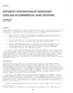 OT-88-19-4 — Efficient Integration of Desiccant Cooling in Commercial HVAC Systems