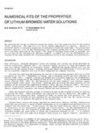 OT-88-20-2 — Numerical Fits of the Properties of Lithium-Bromide Water Solutions