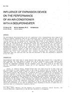 3185 — Influence of Expansion Device on the Performance of an Air-Conditioner with a Desuperheater