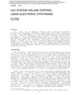 PO-86-01-4 — VAV System Volume Control Using Electronic Strategies