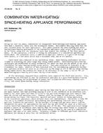 PO-86-09-3 — Combination Water-Heating/Space-Heating  Appliance Performance