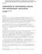 2979 — Comparison of Performance Indices for Heat-Recovery Ventilators