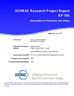 RP-591 — Absorption of Ammonia Into Water