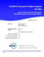 RP-603 — Survey of the Use of Chlorofluorocarbons from Large Chillers