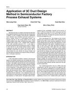 4513 — Application of 3C Duct Design Method in Semiconductor Factory Process Exhaust Systems