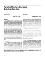 Fungi in Moisture-Damaged Building Materials