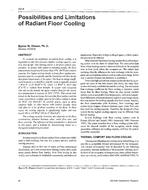 4014 — Possibilities and Limitations of Radiant Floor Cooling