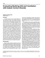 4072 — Evaluating Building IAQ and Ventilation with Indoor Carbon Dioxide