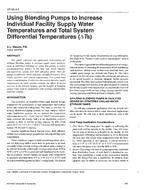 AT-96-04-4 — Using Blending Pumps to Increase Individual Facility Supply Water Temperatures and Total System Differential Temperatures