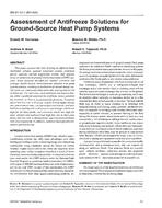 BN-97-11-1 (RP-908) — Assessment of Antifreeze Solutions for Ground-Source Heat Pump Systems