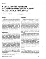 OR-94-07-1 — A Metal Matrix for Heat Transfer Enhancement During Phase-Change Processes