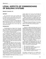 OR-94-19-2 — Legal Aspects of Commissioning of Building Systems