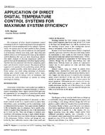 CH-93-03-4 — Application of Direct Digital Temperature Control Systems for Maximum System Efficiency