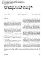 CH-06-01-4 – Energy Performance Evaluation of a Low-Energy Academic Building