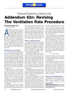 Design Issues: Addendum 62n: Revising The Ventilation Rate Procedure