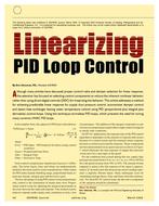 Linearizing PID Loop Control