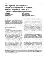 BN-97-13-4 — VAV System Performance – Field Characterisation of Airflow, System Diagnosis Tools, and Operational Design Implications