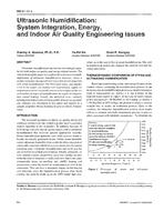 BN-97-15-3 — Ultrasonic Humidification: System Integration, Energy, and Indoor Air Quality Engineering Issues