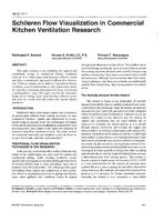 BN-97-17-1 — Schlieren Flow Visualization in Commercial Kitchen Ventilation Research