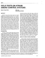 3874 — Field Tests on Atrium Smoke Control Systems