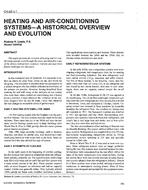 CH-95-01-1 — Heating and Air Conditioning Systems – a Historical Overview and Evolution