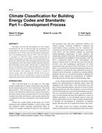 4610 — Climate Classification for Building Energy Codes and Standards: Part 1 – Development Process