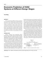 4615 — Economic Prediction of HVAC Systems at Different Design Stages