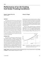 4623 — Performance of an Air Cooling Coil Under Frosting Conditions