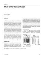 CH-03-04-1 — What Is the Control Area?