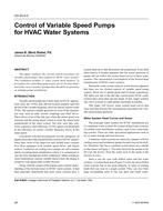 CH-03-04-3 — Control of Variable Speed Pumps for HVAC Water Systems