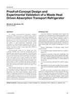 CH-03-05-2 — Proof-of-Concept Design and Experimental Validation of a Waste Heat Driven Absorption Transport Refrigerator