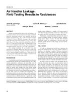 CH-03-07-3 — Air Handler Leakage: Field Testing Results in Residences