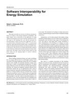 CH-03-12-3 — Software Interoperability for Energy Simulation