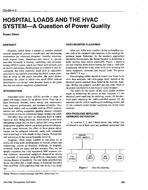 CH-95-04-3 — Hospital Loads and the HVAC System – A Question of Power Quality